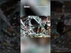 Shocking moment patient attacks ambulance stamping on windscreen and throwing bricks