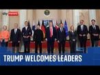 Trump greets European leaders for 'family photo' after Zelenskyy meeting