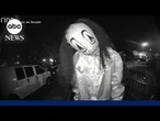 Police search for Halloween mask-wearing trio who terrorized family