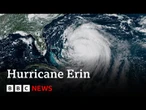 North Carolina braces for dangerous surf from Hurricane Erin | BBC News