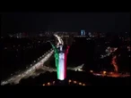 2 Giugno, il Monumento della Madre Patria a Kiev si illumina del tricolore per omaggiare l'Italia