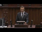Mocne wystąpienie Sachajki! „Pomoc humanitarna tak, ale socjalna tylko dla Polaków!''