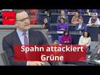 Spahn attackiert Grüne und ignoriert alle Zwischenrufe - bis es ihm reicht