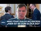 MERZ BEI MACRON: Erstes Gespräch in Paris! "Europa steht in einer ganz entscheidenden Phase!