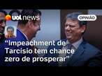 Aliados de Boulos pedem impeachment de Tarcísio para criar fato novo, mas não irá vingar | Sakamoto