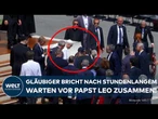 VATIKAN: Schockmoment auf dem Petersplatz! Papst Leo hilft Gläubigem nach Zusammenbruch in der Hitze