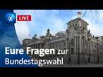 Wahlforscher beantwortet Fragen zur Bundestagswahl | Bericht aus Berlin Extra