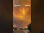 The sun glows a vivid red as wall of smoke from Colorado fire blankets the sky #shorts #news #usa