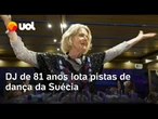 Madelein Mansson, a DJ Gloria, tem 81 anos e curte a aposentadoria lotando pistas de dança suecas