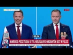Nawrocki wyjaśnia Trzaskowskiego: po raz kolejny jest pan w błędzie! | Debata Prezydencka
