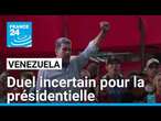 Au Venezuela, duel incertain entre Maduro et González Urrutia à la présidentielle • FRANCE 24