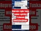 Represje rządu Tuska wobec sędziów Trybunału Konstytucyjnego