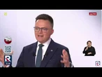 Hołownia boi się odpowiedzi na pytanie? Mówi o jajecznicy robionej przez Mentzena...