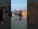 CHAOTIC scenes at Russian gas stations as drivers fight over fuel #shorts #foxnews