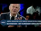 SCHOLZ: Ampel-Desaster? Jetzt bricht sogar der Kanzler sein Schweigen - mit einem kuriosen Vergleich