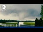 Severe storms on the move as 105 tornadoes reported across the country since Monday