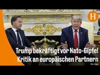 Nato-Streit: Rutte nimmt Deutschland gegenüber Trump in Schutz