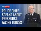 Met Police chief Sir Mark Rowley gives speech on the future of policing in the UK - Watch live