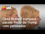 Big Beautiful Bill: Casa Branca compara pacote fiscal de Trump com penteados de cabelo