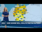 SONNIGER SÜDEN: Heute noch Sonne tanken – Am Wochenende wird man sie suchen | WELT Wetter