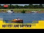 BREAKING: Hottest June day ever in UK as 50-year-old record falls