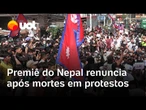 Primeiro-ministro do Nepal renuncia após protestos contra bloqueio de redes sociais e corrupção