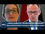 DEUTSCHLAND: "Unglaublich teure Entscheidung" Brantner entsetzt! Massive Kritik an der Union