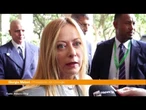 Dazi, Meloni "Base al 15% sostenibile. C'è ancora da battersi"