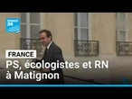 France : PS, écologistes et RN reçus par le Premier ministre à Matignon • FRANCE 24
