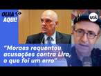 Reinaldo Azevedo: Moraes foi corajoso ao admitir erro em censura sobre Lira