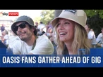 Oasis fans gather before homecoming concert at Heaton Park