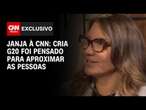 Janja à CNN: Cria G20 foi pensado para aproximar as pessoas | CNN 360º