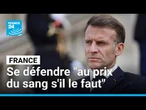"Défendre la liberté au prix du sang" : le discours offensif d'Emmanuel Macron • FRANCE 24