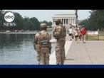 Tight security after Trump blames vandals for Reflecting Pool problems