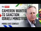 Cameron wants Labour to look at sanctioning Israeli ministers | Middle East Conflict