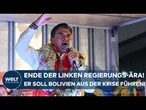 STICHWAHL IN BOLIVIEN: Linke Ära endet! ER soll das Land aus der schweren Krise führen!