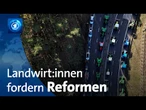 Polnische Landwirt:innen blockieren Grenzübergang
