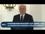 AMPEL GEPLATZT: Auflösung des Bundestages! Steinmeier reagiert! Merz trifft Bundespräsident