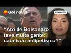 Na Paulista, Bolsonaro mostrou força que os petismo não consegue ter nas ruas, opina Madeleine