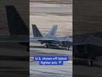 U.S. shows off latest fighter jets