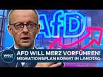 MIGRATION: Fällt Merz um? Plan der Union könnte scheitern - AfD plant Abstimmung im Landtag