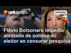 Flávio Bolsonaro impediu atestado de solidez do eleitor ao censurar AtlasIntel | Daniela Lima