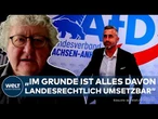AFD: „Im Grunde ist alles davon landesrechtlich umsetzbar“ – Patzelt mit klarer Einschätzung