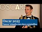 Anora, la gran ganadora de los Oscar: "Larga vida al cine independiente"