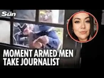 Terrifying! Journalist records her own kidnapping by masked gunmen after exposing local corruption