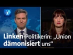 Keine Kooperation mit links: Reichinnek zur Haltung der Union | tagesthemen interview