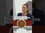 CLAUDIA SHEINBAUM habla sobre acuerdos de MIGRACIÓN #shorts
