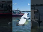 Seaplane crashes in New York's East River