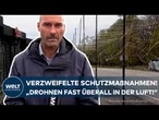 UKRAINE: Netze gegen Russlands Drohnen! "Mit rudimentären Mitteln irgendwie schützen!"