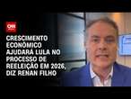 Crescimento econômico ajudará Lula no processo de reeleição em 2026, diz Renan Filho | CNN 360º